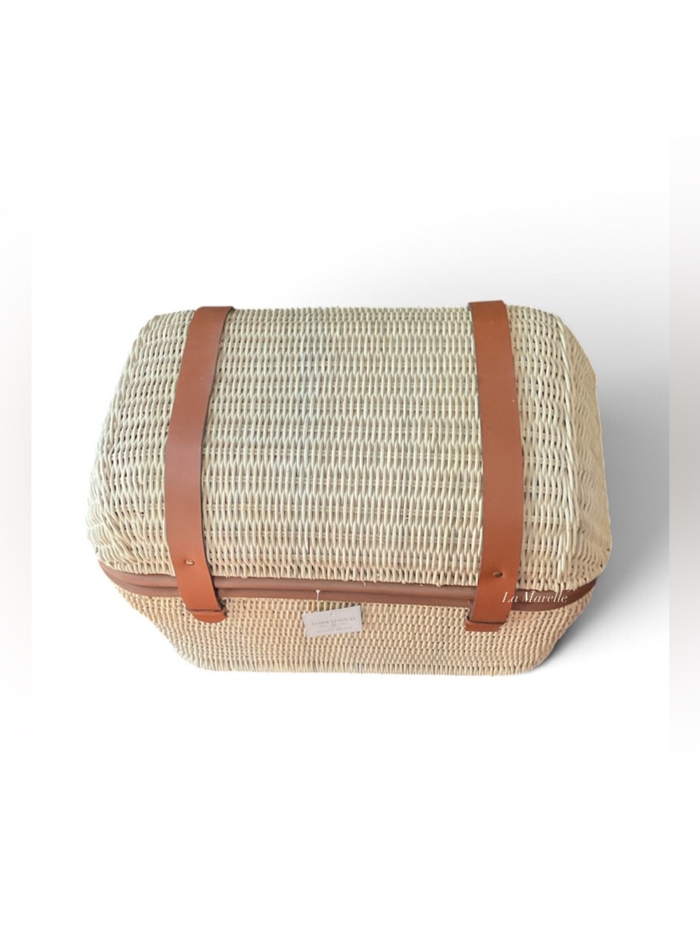 21" Woven Rattan Storage Trunk Brown - Threshold™ designed with Studio McGee - Picture 6 of 8